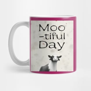 Cow Moo-tiful Day Cartoon Mug